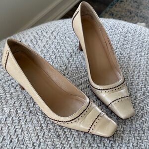 Coach Elegant Cream Women’s Heels